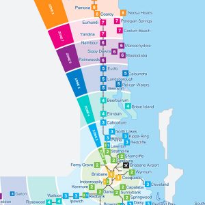 Gold Coast Timetable & Info Map 2020