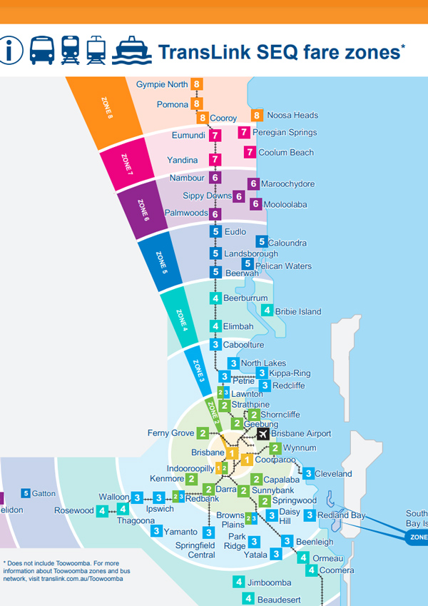Gold Coast Timetable & Info Map 2020